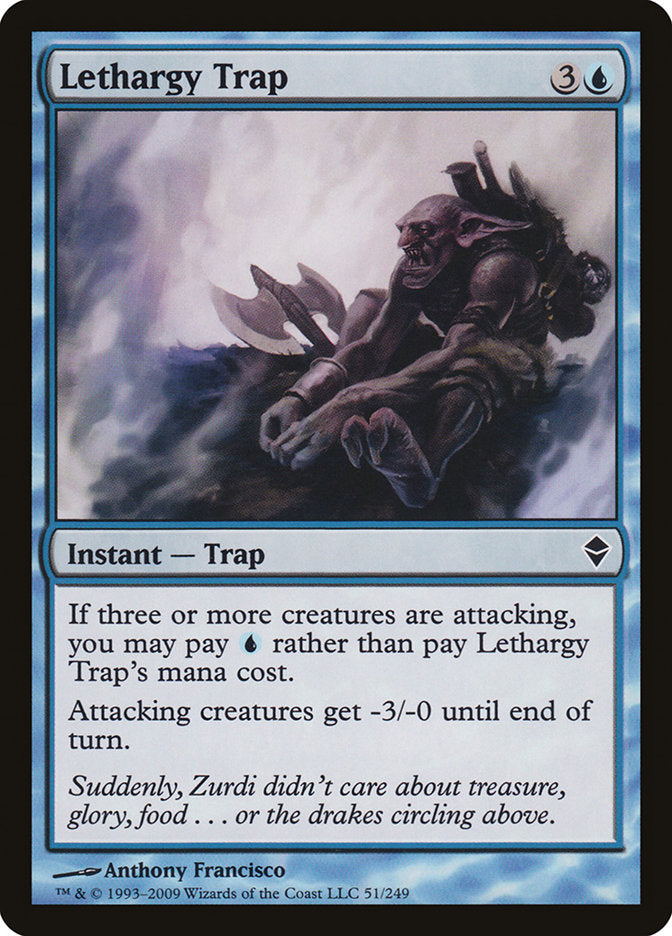 Lethargy Trap 51/249 (Zendikar)  - Foil | Good Games Modbury