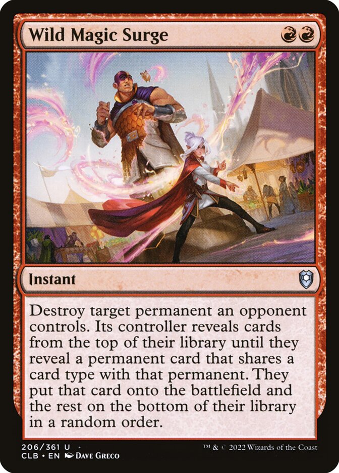 Wild Magic Surge 206 (Commander Legends: Battle for Baldur's Gate)  - Foil | Good Games Modbury