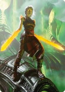 Nahiri the Unforgiving Art Card 51 81 51 (Art Series: Phyrexia: All Will Be One)  | Good Games Modbury