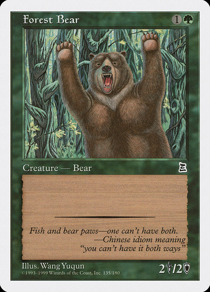 Forest Bear 135/180 (Portal Three Kingdoms)  | Good Games Modbury