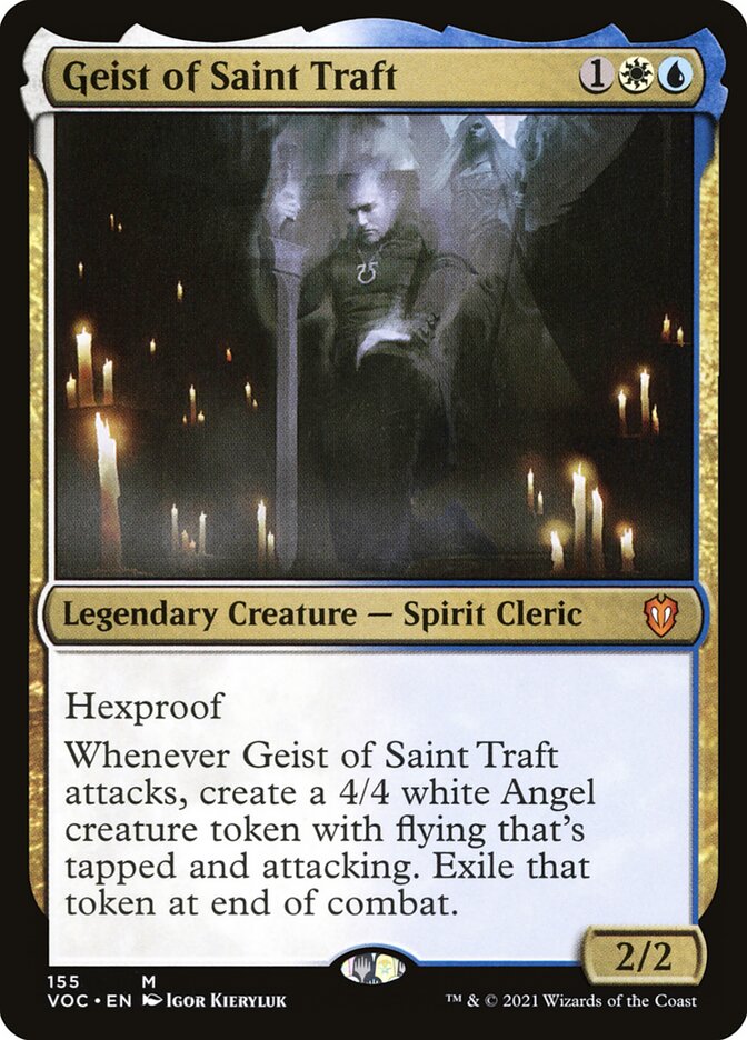 Geist of Saint Traft 155/38 (Commander: Innistrad: Crimson Vow)  | Good Games Modbury