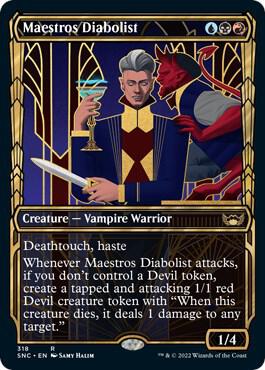 Maestros Diabolist Showcase 318/281 (Streets of New Capenna)  | Good Games Modbury
