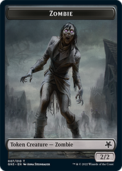 Zombie // Treasure Double-Sided Token [Game Night: Free-for-All Tokens] | Good Games Modbury