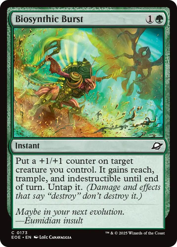 Biosynthic Burst 173 (Edge of Eternities)  - Foil | Good Games Modbury