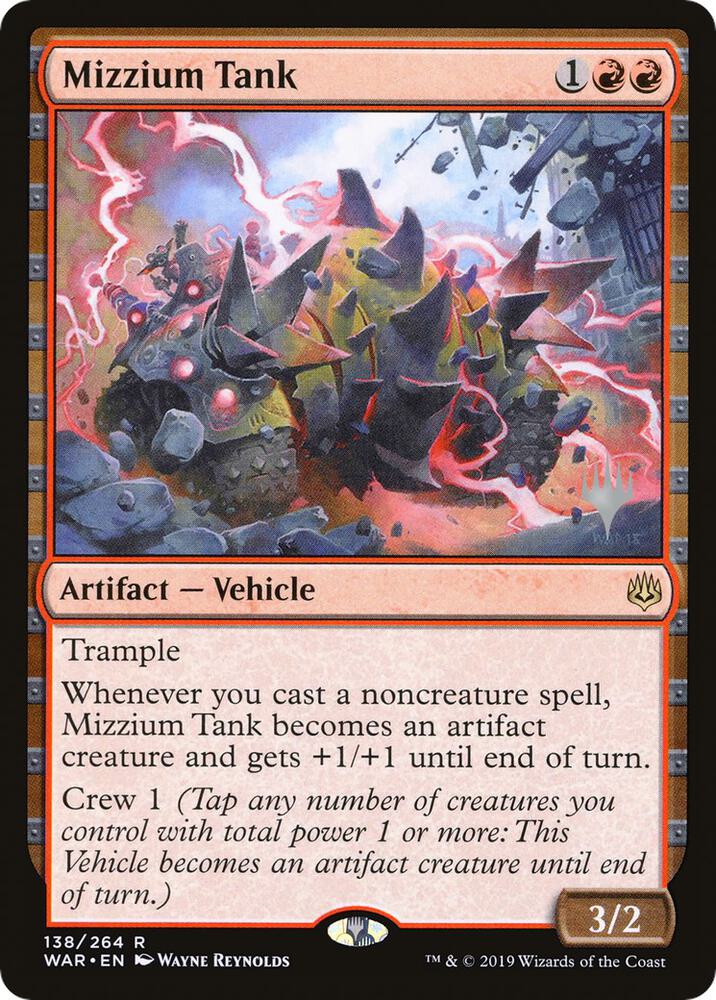 Mizzium Tank 138p/176 (Promo Pack: Throne of Eldraine)  | Good Games Modbury