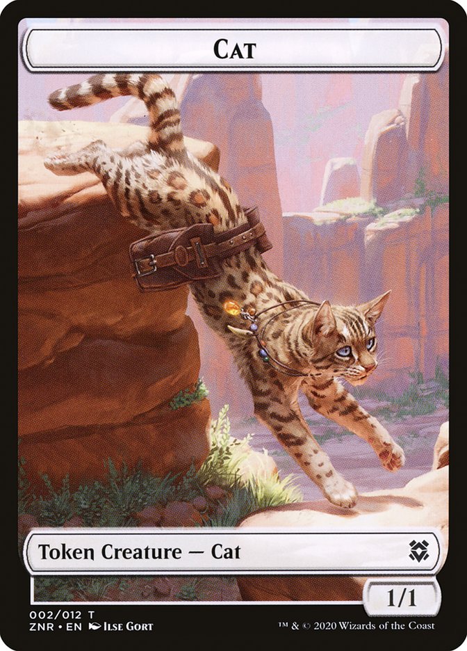 Cat Token [Zendikar Rising Tokens] | Good Games Modbury
