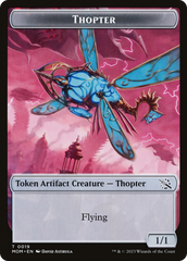 Soldier // Thopter Double-Sided Token [March of the Machine Tokens] | Good Games Modbury