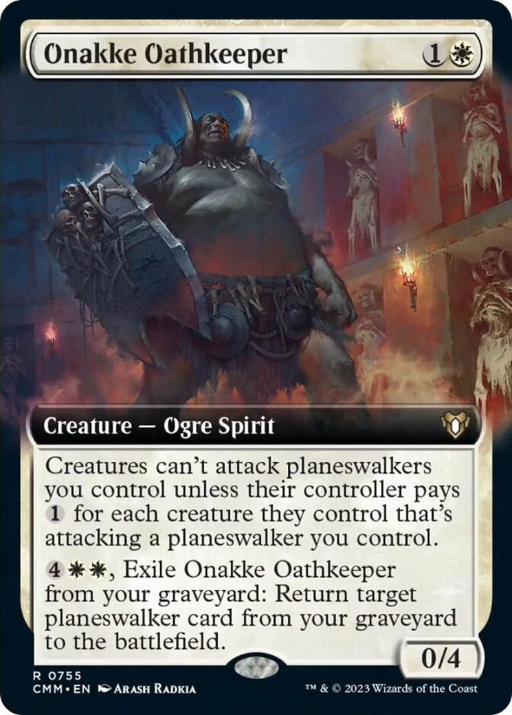 Onakke Oathkeeper (Extended Art) [Commander Masters] | Good Games Modbury