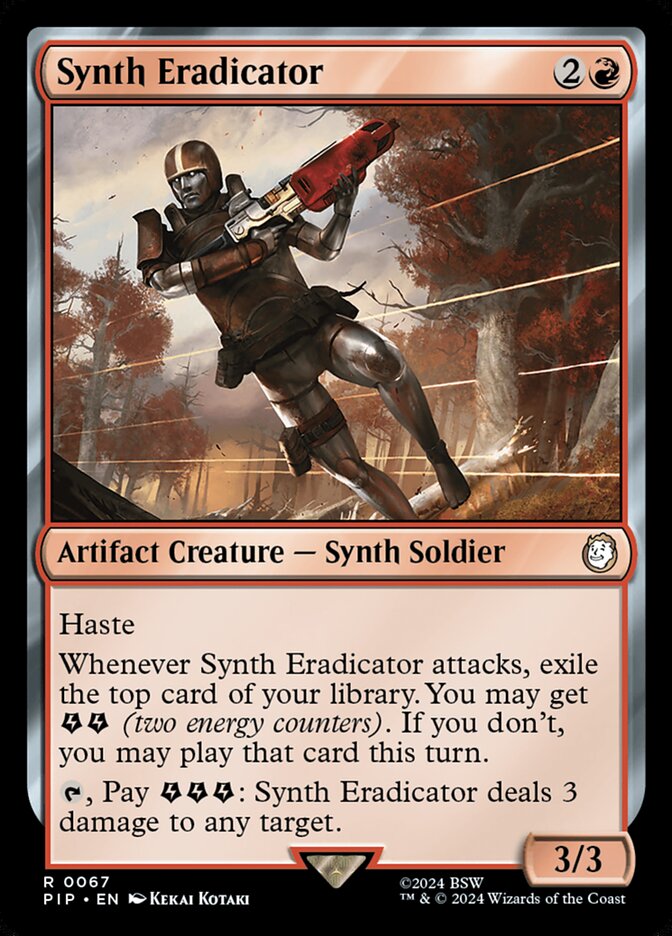 Synth Eradicator 67/326 (Universes Beyond: Fallout)  | Good Games Modbury