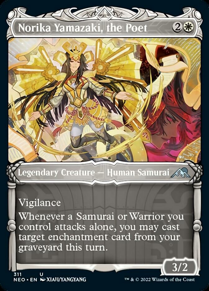 Norika Yamazaki, the Poet (Showcase Samurai) [Kamigawa: Neon Dynasty] | Good Games Modbury