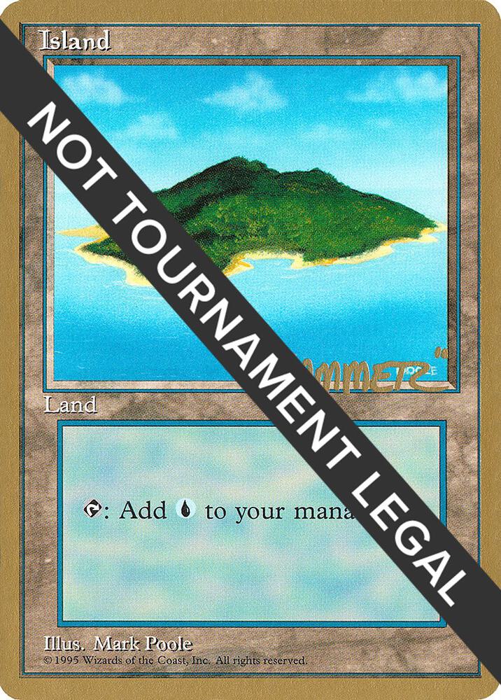 Island B 1996 Shawn Hammer Regnier 4ED shr368/308 (World Championship Decks)  | Good Games Modbury