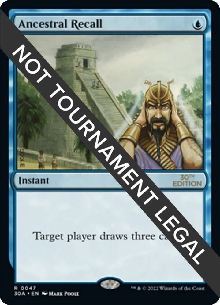 Ancestral Recall 47/594 (30th Anniversary Edition)  | Good Games Modbury