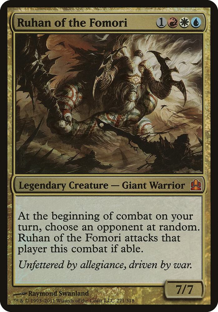 Ruhan of the Fomori Commander 221/15 (Oversize Cards)  - Foil | Good Games Modbury
