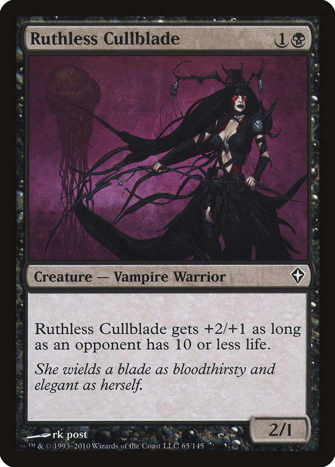 Ruthless Cullblade 65/145 (Worldwake)  - Foil | Good Games Modbury