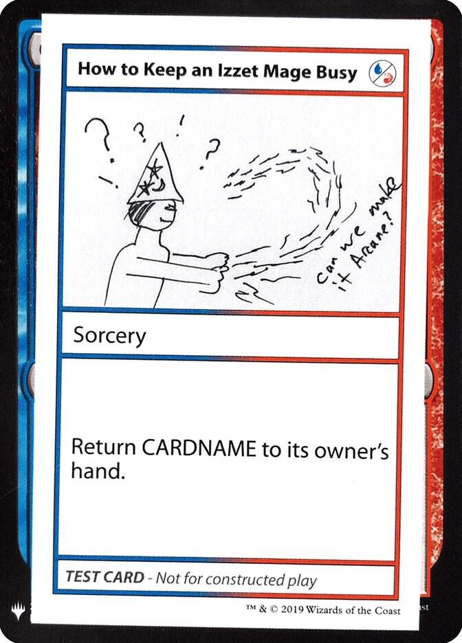 How to Keep an Izzet Mage Busy 93/121 (Mystery Booster: Convention Edition Exclusives)  | Good Games Modbury
