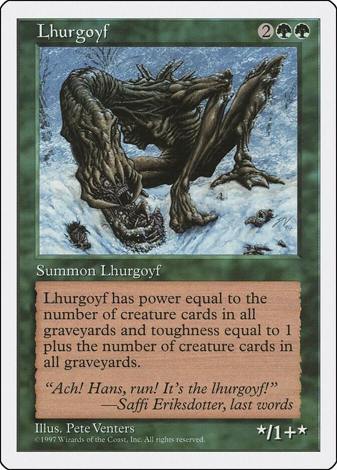 Lhurgoyf 309/455 (Fifth Edition)  | Good Games Modbury