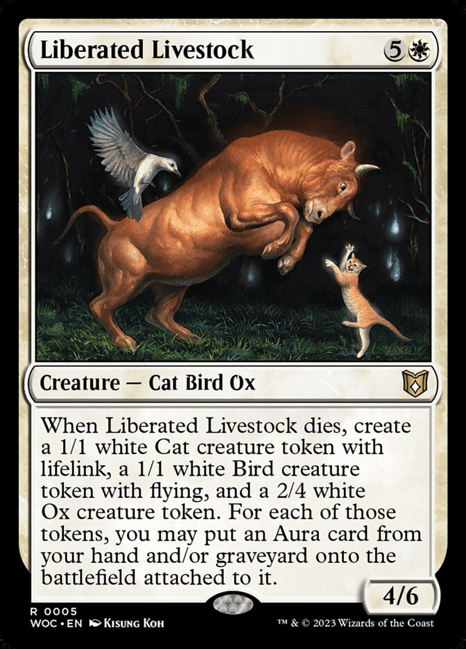 Liberated Livestock 5/173 (Commander: Wilds of Eldraine)  | Good Games Modbury
