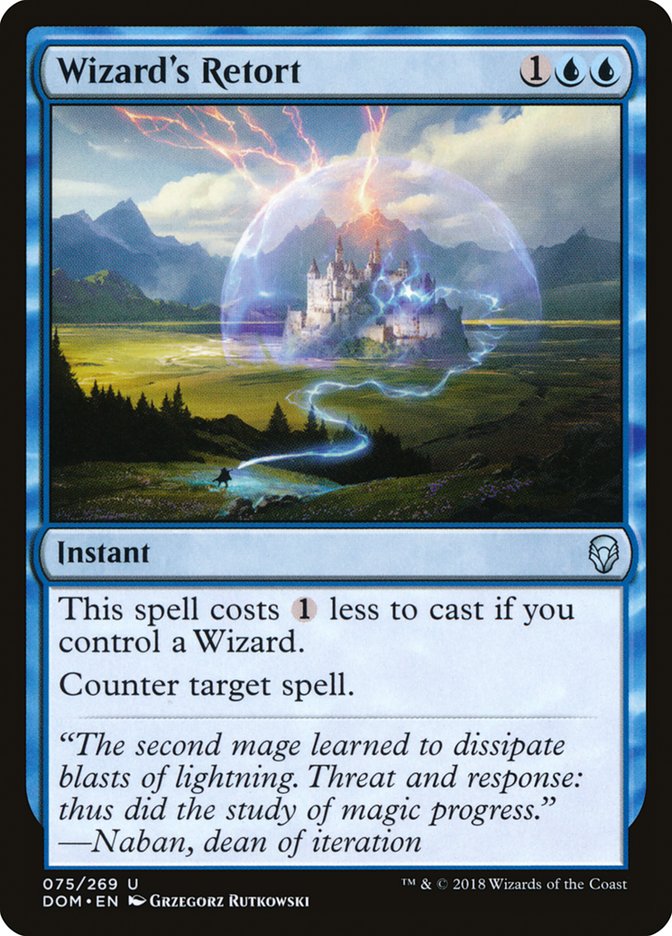 Wizard's Retort [Dominaria] | Good Games Modbury
