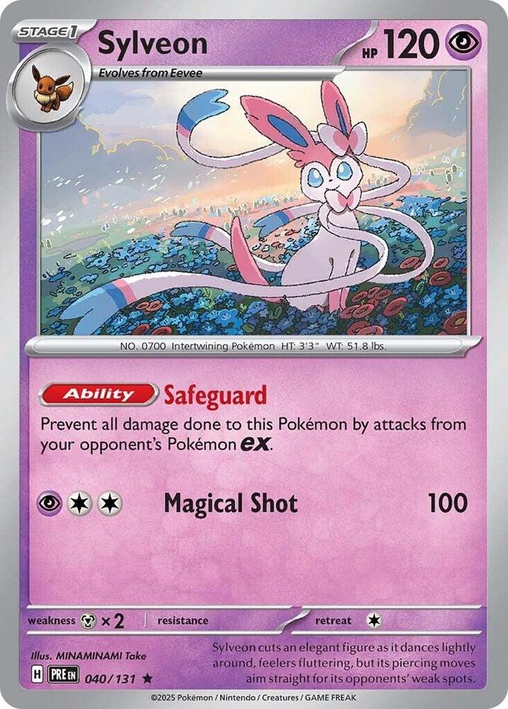 Sylveon (040/131) [Scarlet & Violet: Prismatic Evolutions] | Good Games Modbury