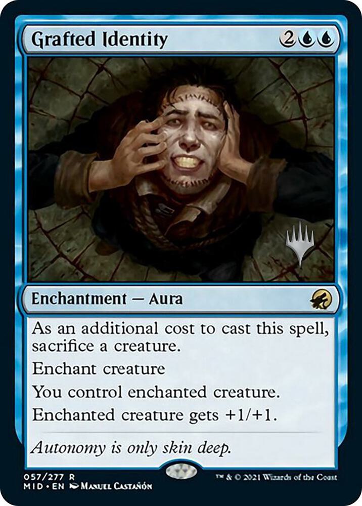 Grafted Identity 57p/171 (Promo Pack: Innistrad: Midnight Hunt)  - Foil | Good Games Modbury