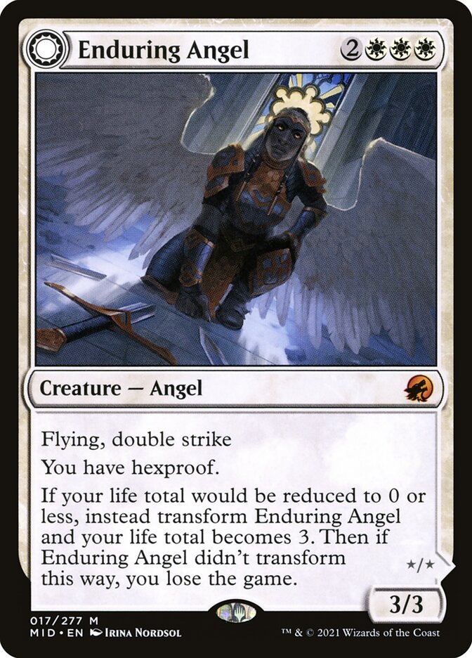 Enduring Angel 17 (Innistrad: Midnight Hunt)  | Good Games Modbury