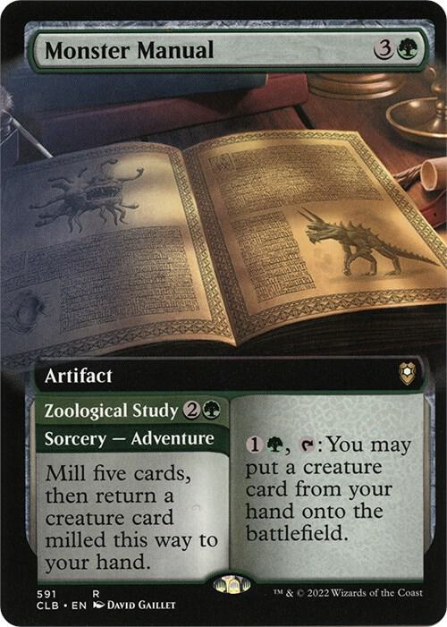 Monster Manual Extended Art 591 (Commander Legends: Battle for Baldur's Gate)  - Foil | Good Games Modbury
