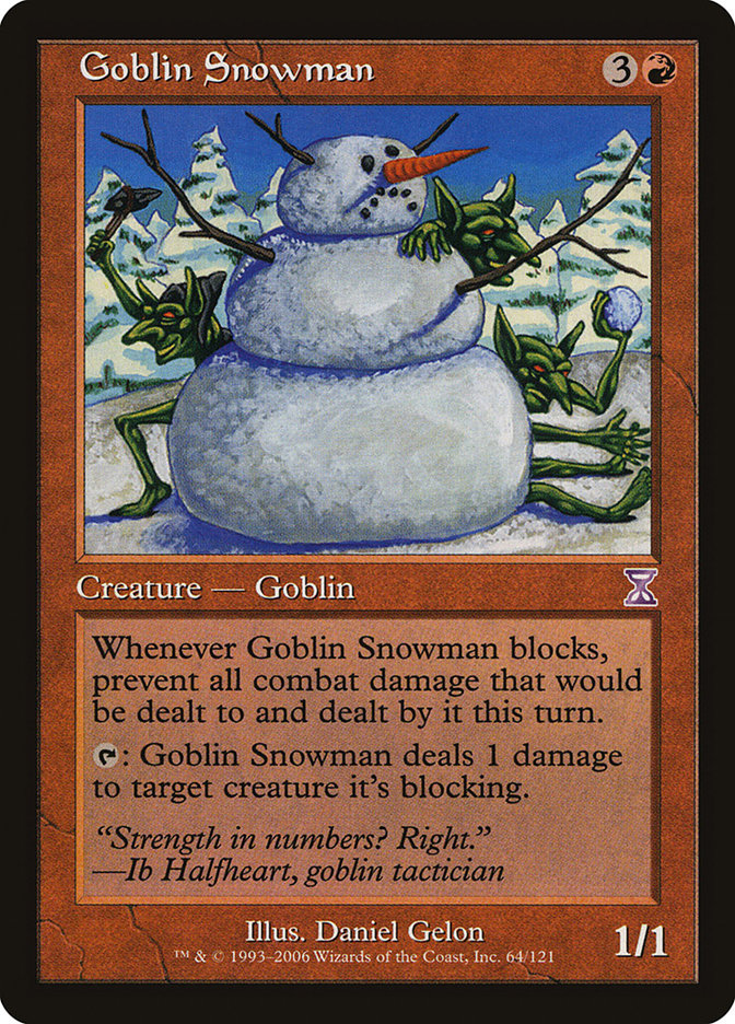 Goblin Snowman 64/121 (Timeshifted)  - Foil | Good Games Modbury