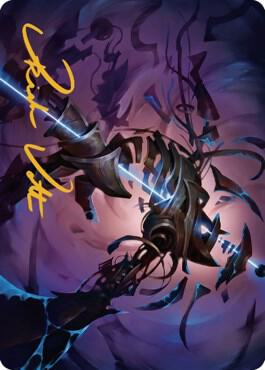 Defabricate Art Card Gold Stamped Signature 9 (Art Series: The Brothers' War)  | Good Games Modbury