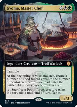 Gyome Master Chef Extended Art 332 (Commander 2021)  | Good Games Modbury