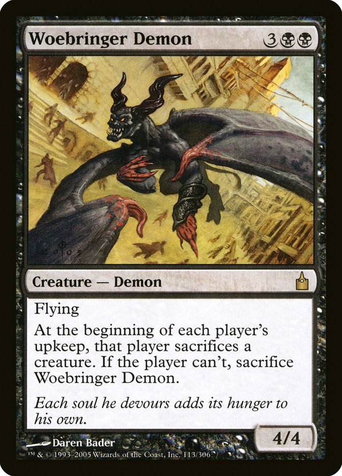 Woebringer Demon [Ravnica: City of Guilds] | Good Games Modbury