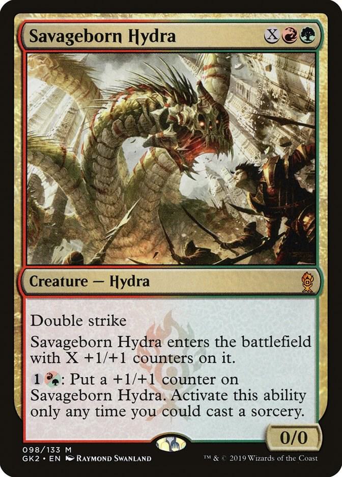 Savageborn Hydra 98/133 (Ravnica Allegiance: Guild Kits)  | Good Games Modbury