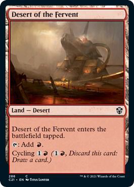 Desert of the Fervent 286/81 (Commander 2021)  | Good Games Modbury