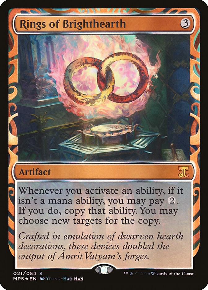 Rings of Brighthearth 21/54 (Masterpiece Series: Kaladesh Inventions)  - Foil | Good Games Modbury