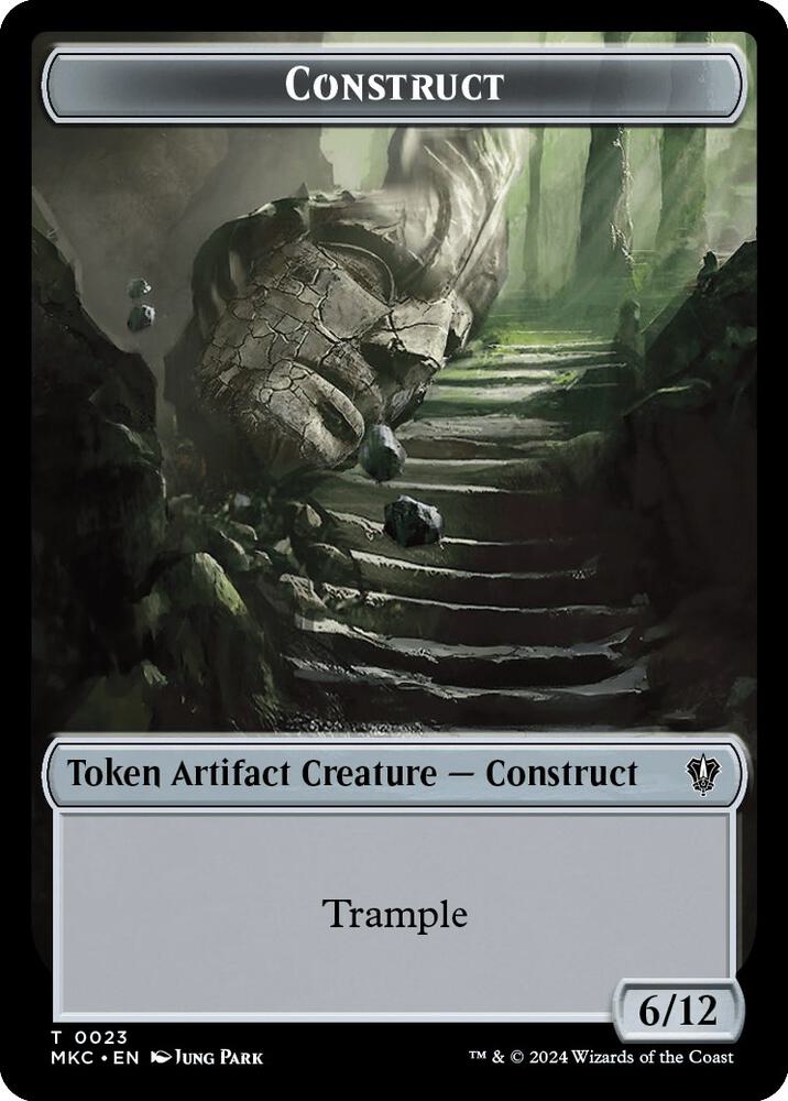 Construct Soldier Double Sided Token 23 // 3 (Commander: Murders at Karlov Manor)  | Good Games Modbury