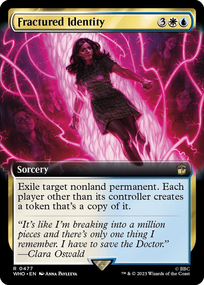 Fractured Identity 477/331 (Universes Beyond: Doctor Who)  - Extended Art | Good Games Modbury