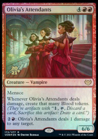 Olivia's Attendants [Innistrad: Crimson Vow Prerelease Promos] | Good Games Modbury