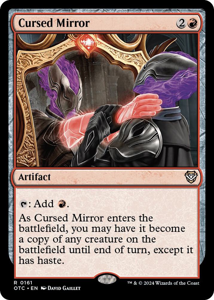 Cursed Mirror 161/342 (Commander: Outlaws of Thunder Junction)  | Good Games Modbury