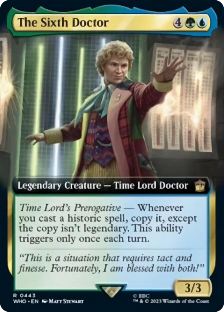 The Sixth Doctor (Extended Art) [Doctor Who] | Good Games Modbury