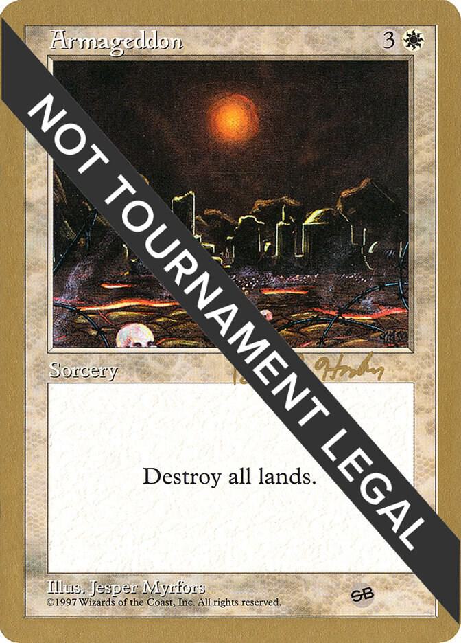 Armageddon 1998 Brian Hacker 5ED SB bh7asb/117 (World Championship Decks)  | Good Games Modbury