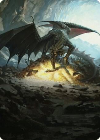 Ancient Copper Dragon Art Card 4 81 4 (Art Series: Commander Legends: Battle for Baldur's Gate)  | Good Games Modbury