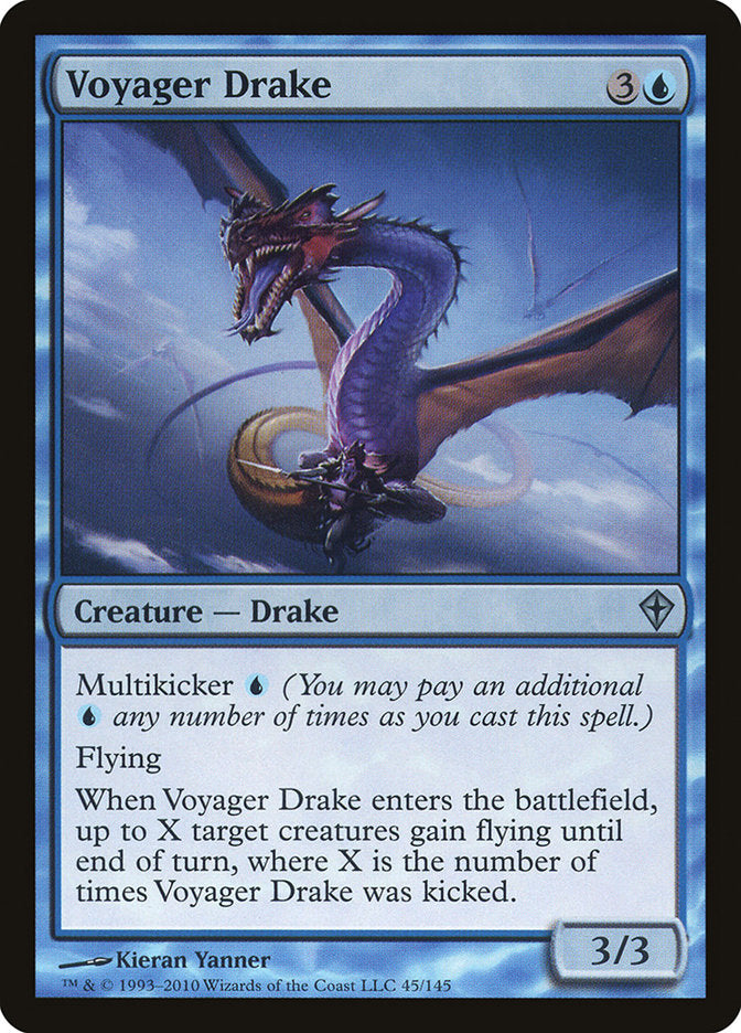 Voyager Drake 45/145 (Worldwake)  - Foil | Good Games Modbury