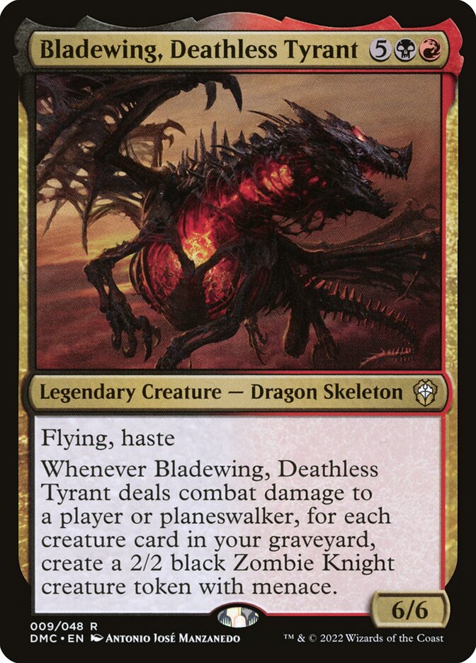 Bladewing Deathless Tyrant 9 (Commander: Dominaria United)  | Good Games Modbury