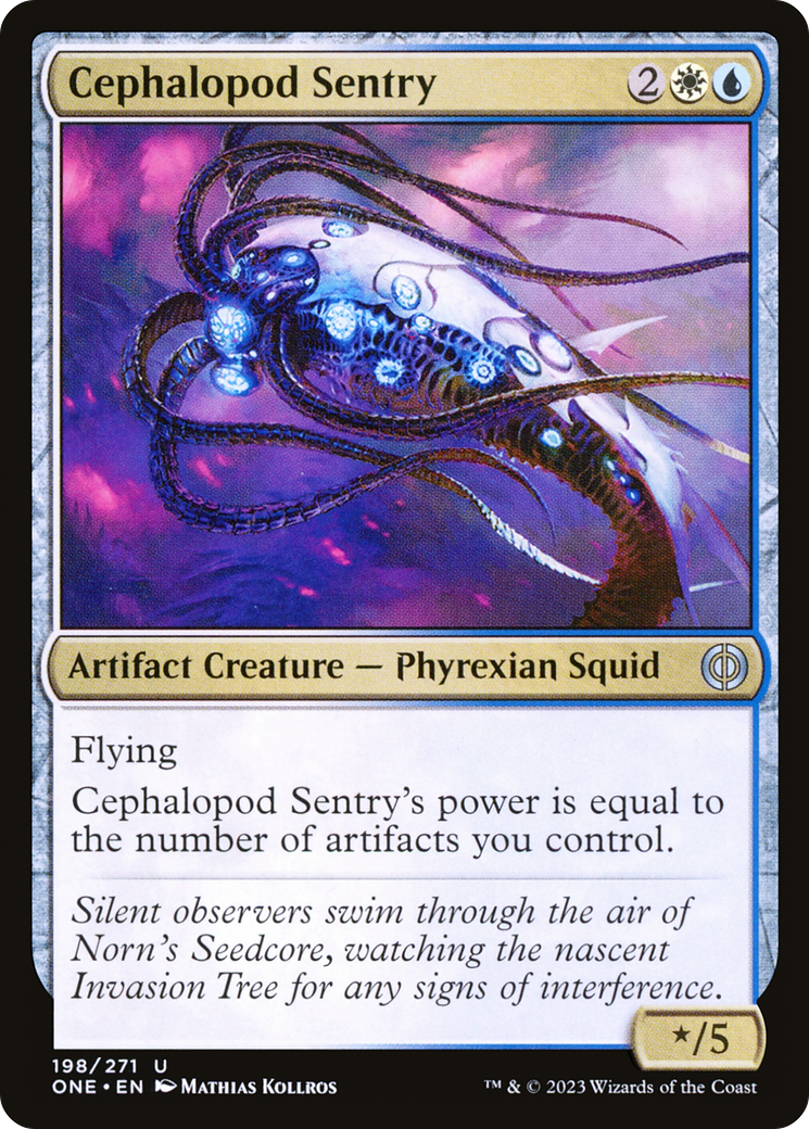 Cephalopod Sentry [Phyrexia: All Will Be One] | Good Games Modbury