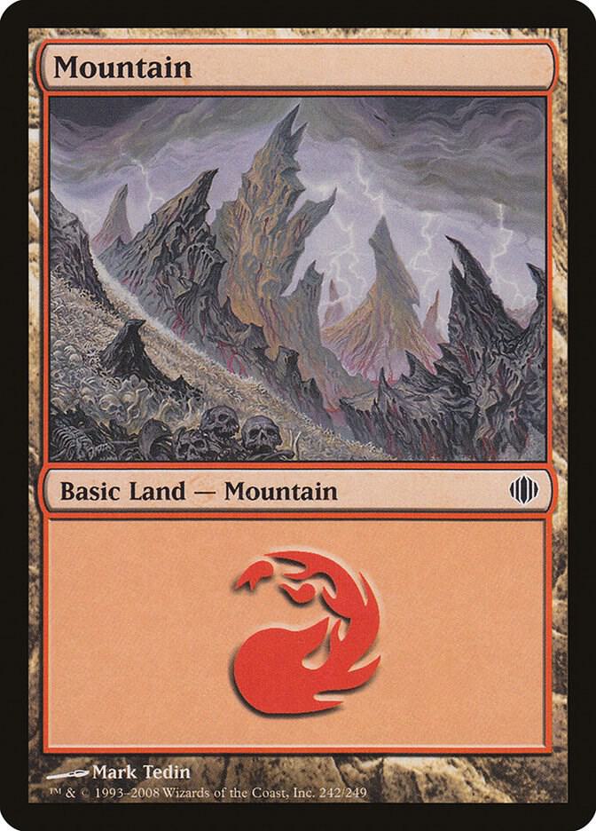 Mountain 242/249 (Shards of Alara)  - Foil | Good Games Modbury