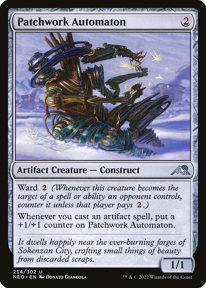 Patchwork Automaton 254/302 (Kamigawa: Neon Dynasty)  - Foil | Good Games Modbury