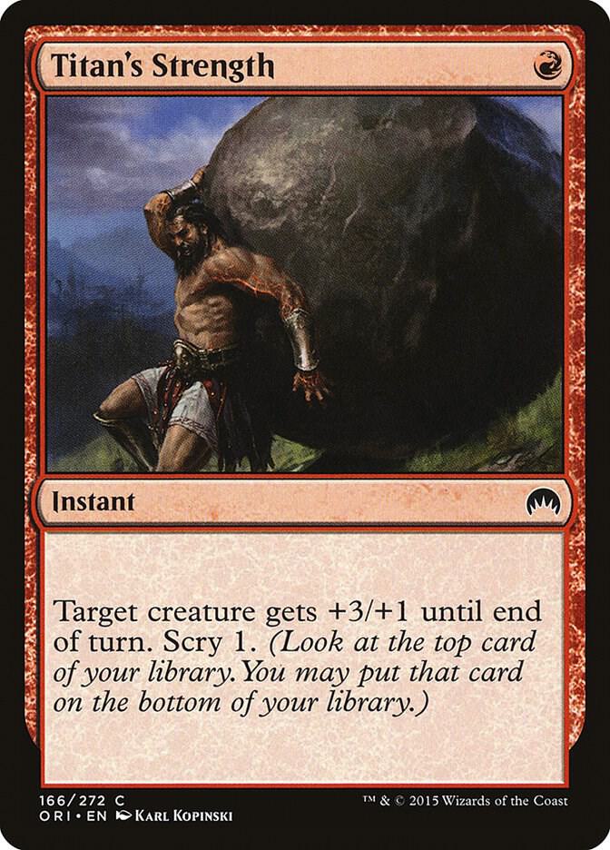 Titan's Strength 166/272 (Magic Origins)  | Good Games Modbury