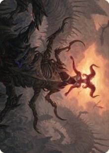 Sheoldred the Apocalypse Art Card 26 (Art Series: Dominaria United)  | Good Games Modbury