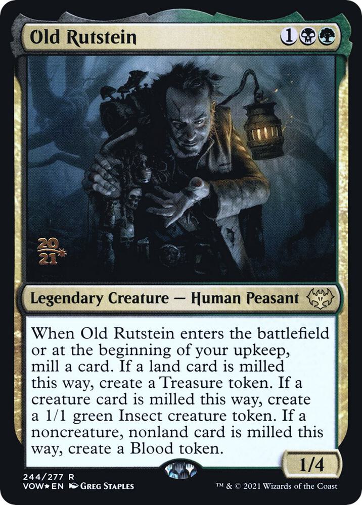 Old Rutstein 244s/137 (Prerelease Cards)  - Foil | Good Games Modbury