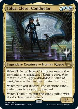Toluz Clever Conductor 228p/161 (Promo Pack: Streets of New Capenna)  | Good Games Modbury
