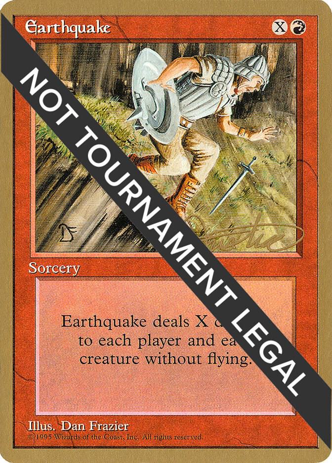 Earthquake 1996 Mark Justice 4ED mj189/308 (World Championship Decks)  | Good Games Modbury
